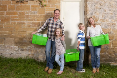 Community recycling initiative in Hackbridge